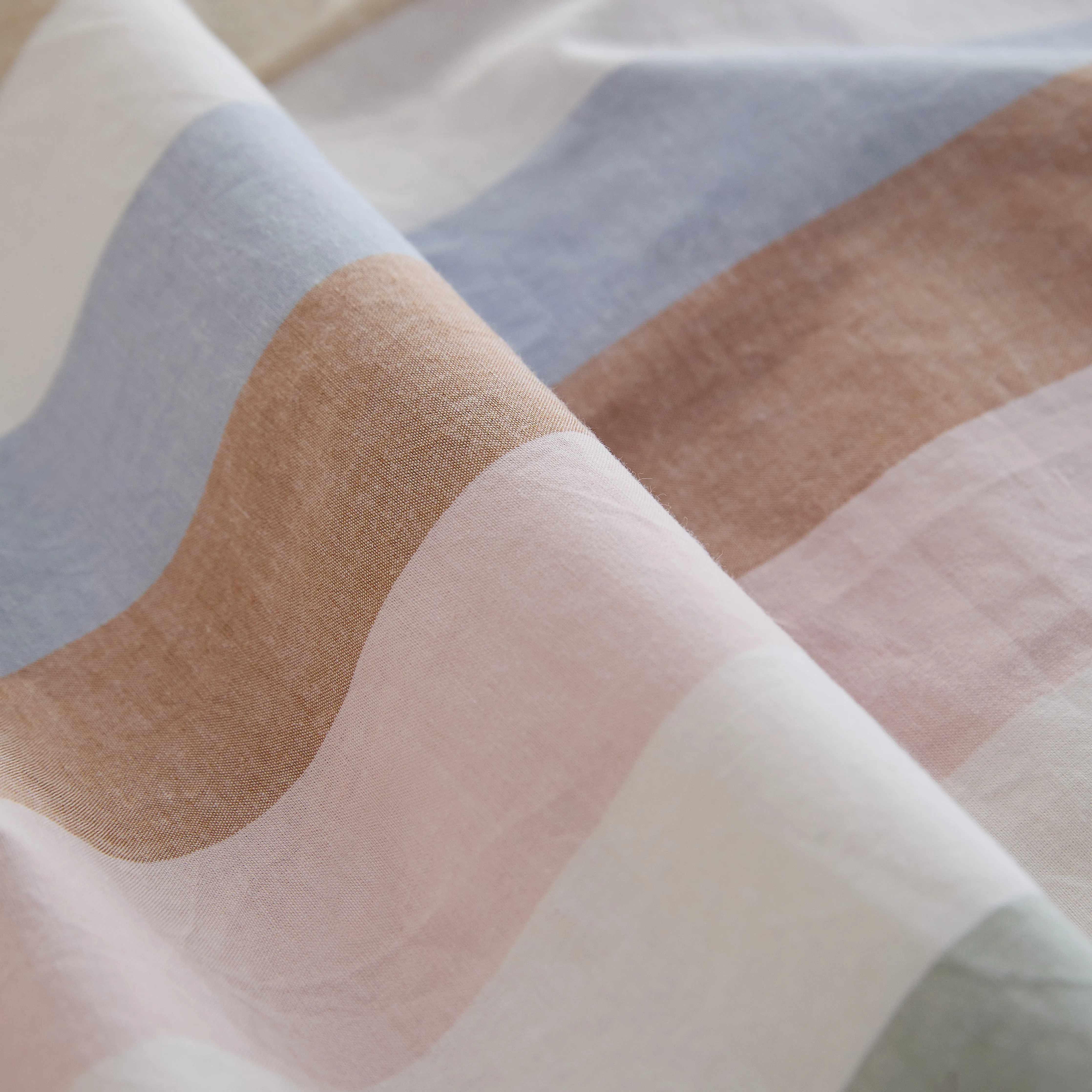 Leo Washed Cotton - Sunny Stripe Kids Bed Sheets