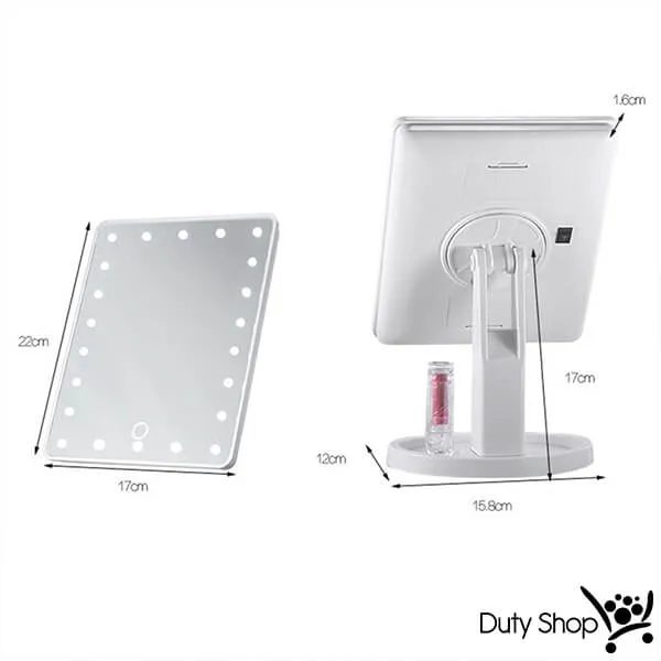 Lighted LED Makeup Mirror
