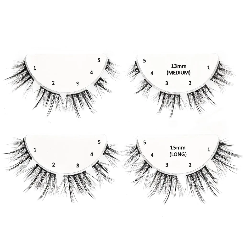 Lilly Lashes 3D Undercover Lash Extension Clusters - Secret Agent Medium