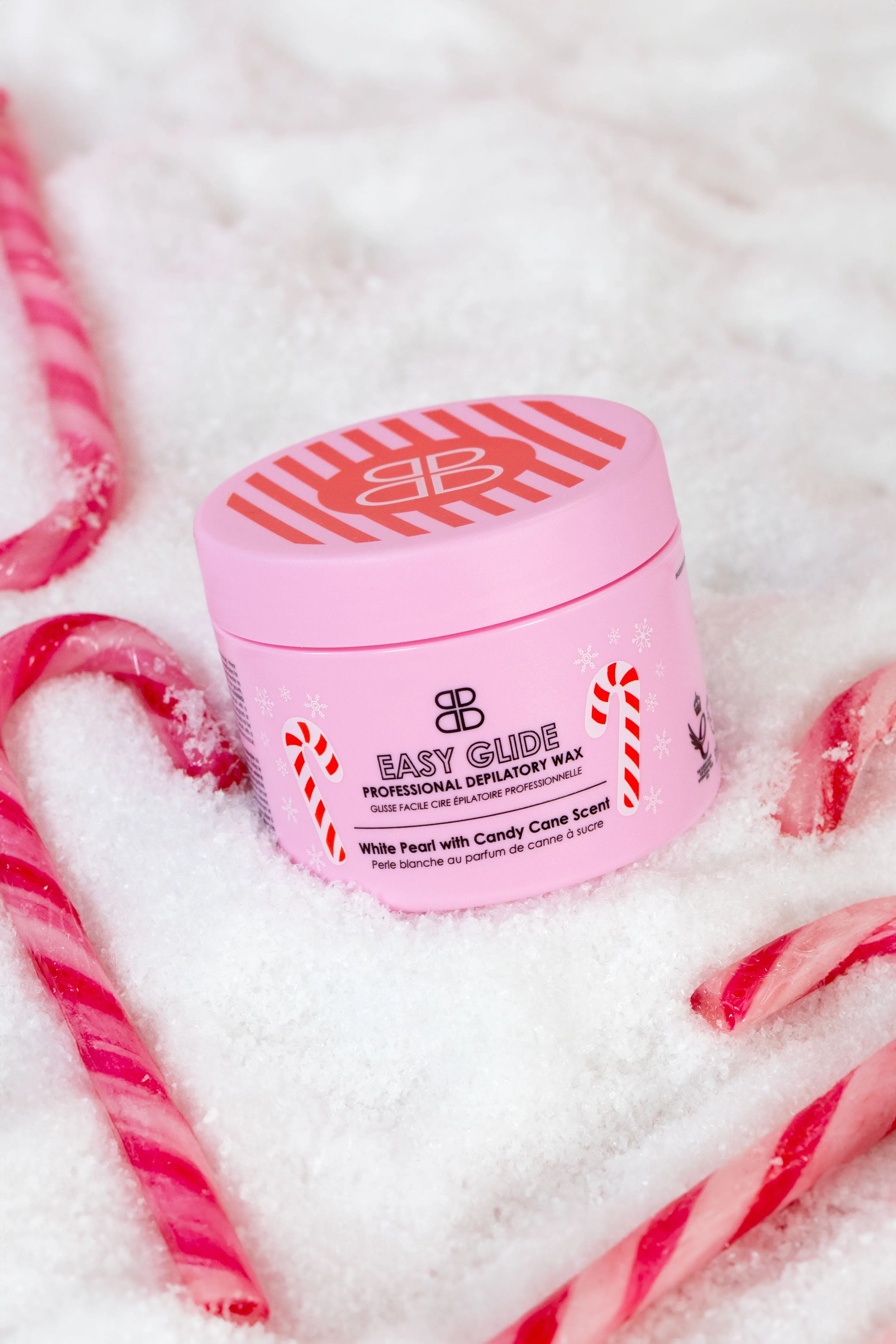 LIMITED EDITION Easy Glide Wax - White Pearl with Candy Cane Scent