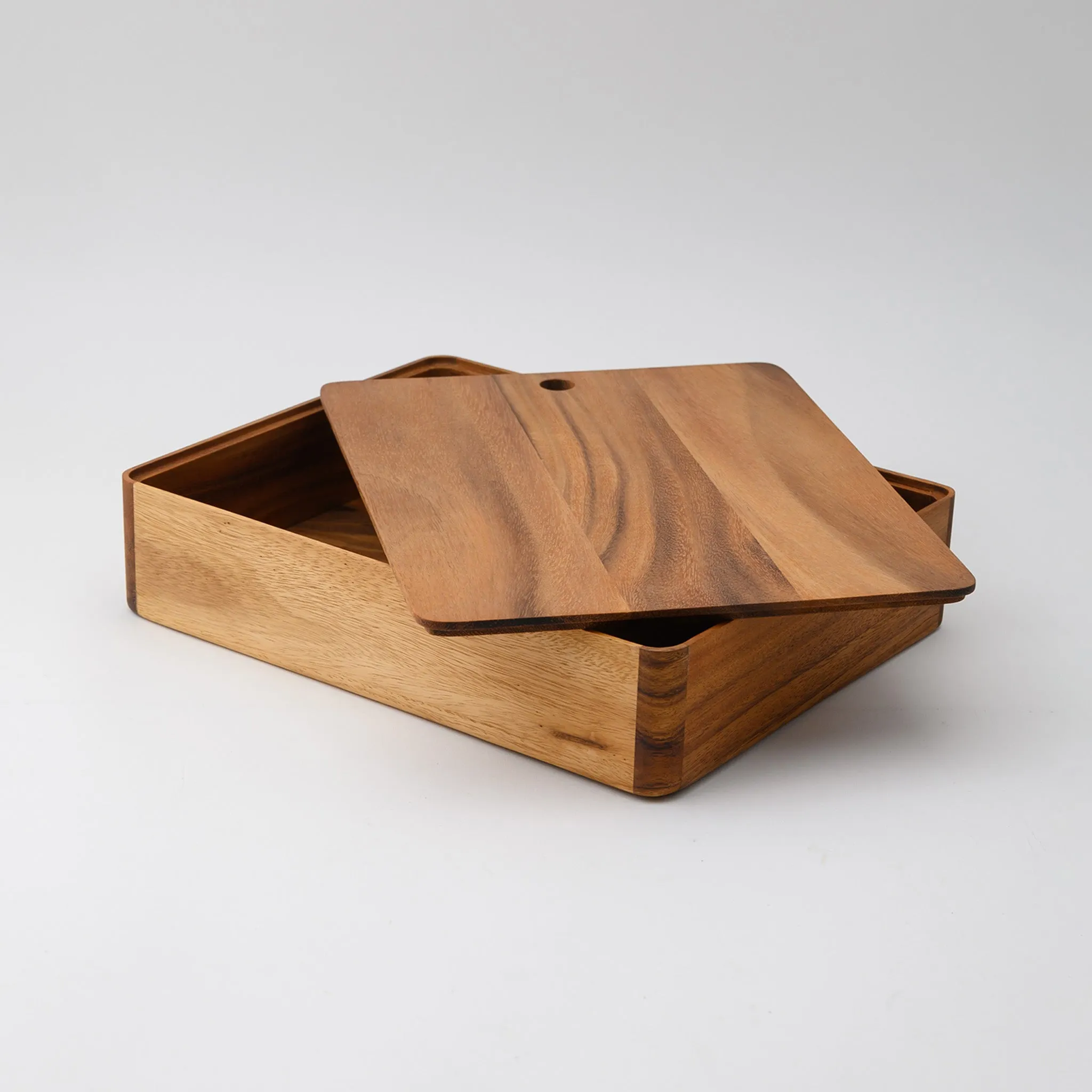 LIMPID ORGANIZER BOXES WITH LID 26 x 33 CM.