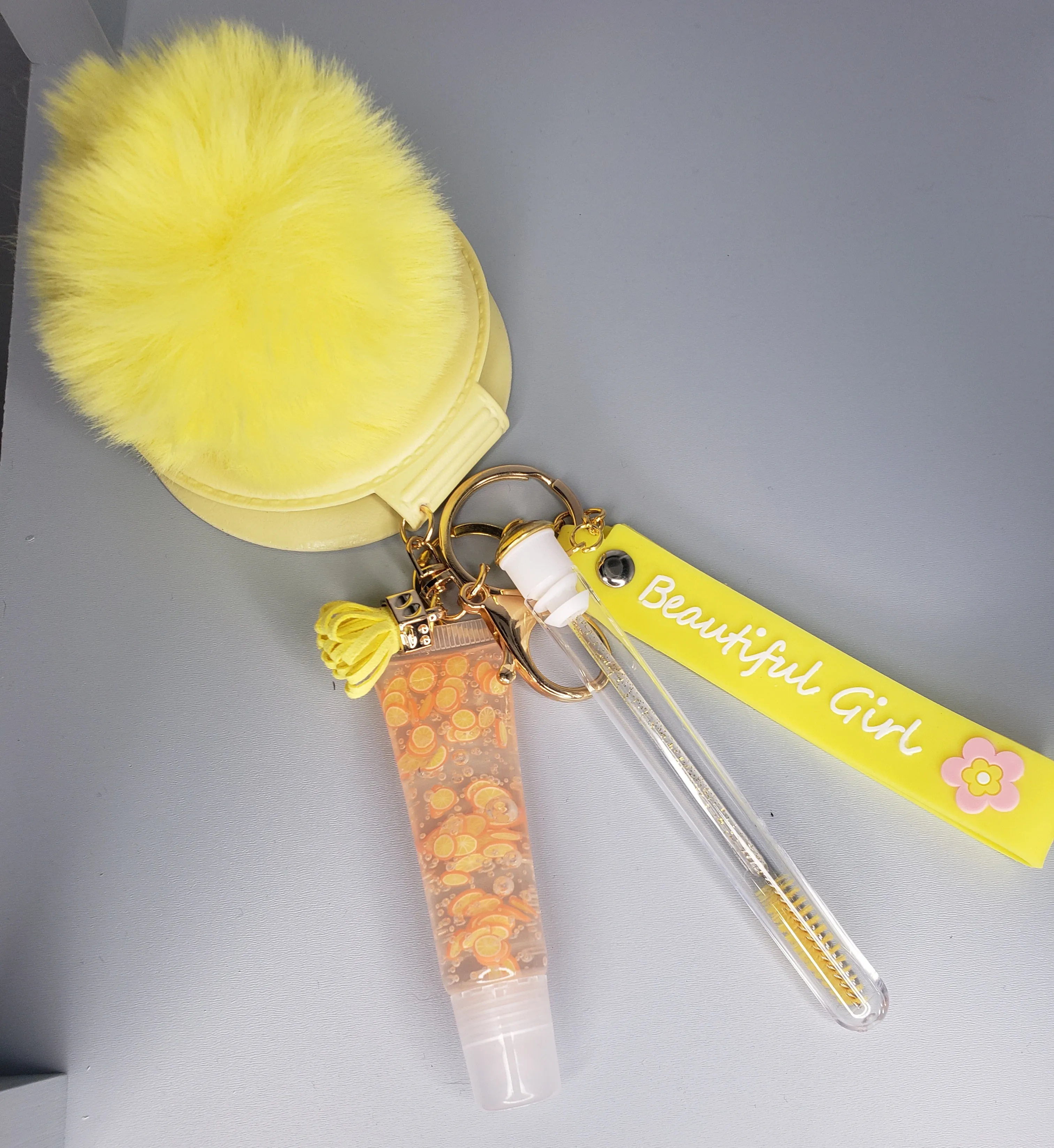 Lip Gloss Keychain