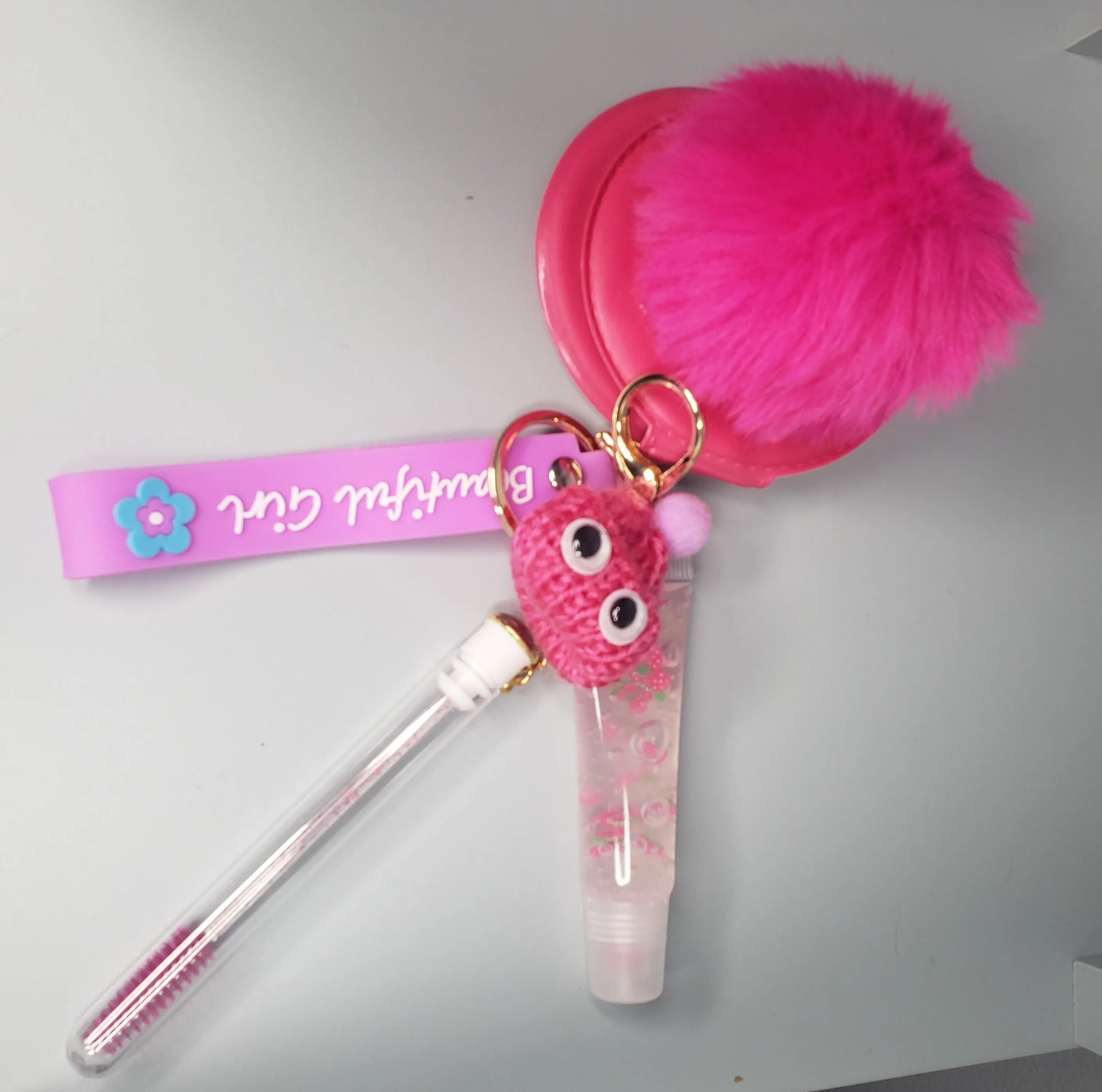 Lip Gloss Keychain