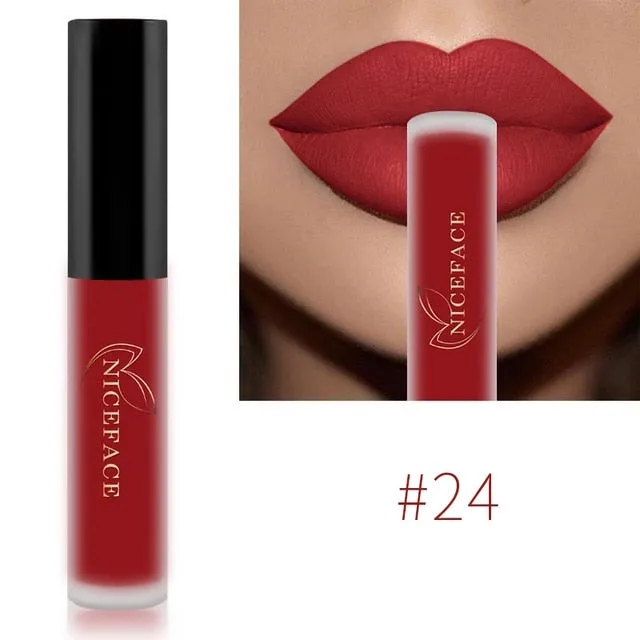 Lip Gloss Waterproof Nude Matte Liquid Lip Gloss