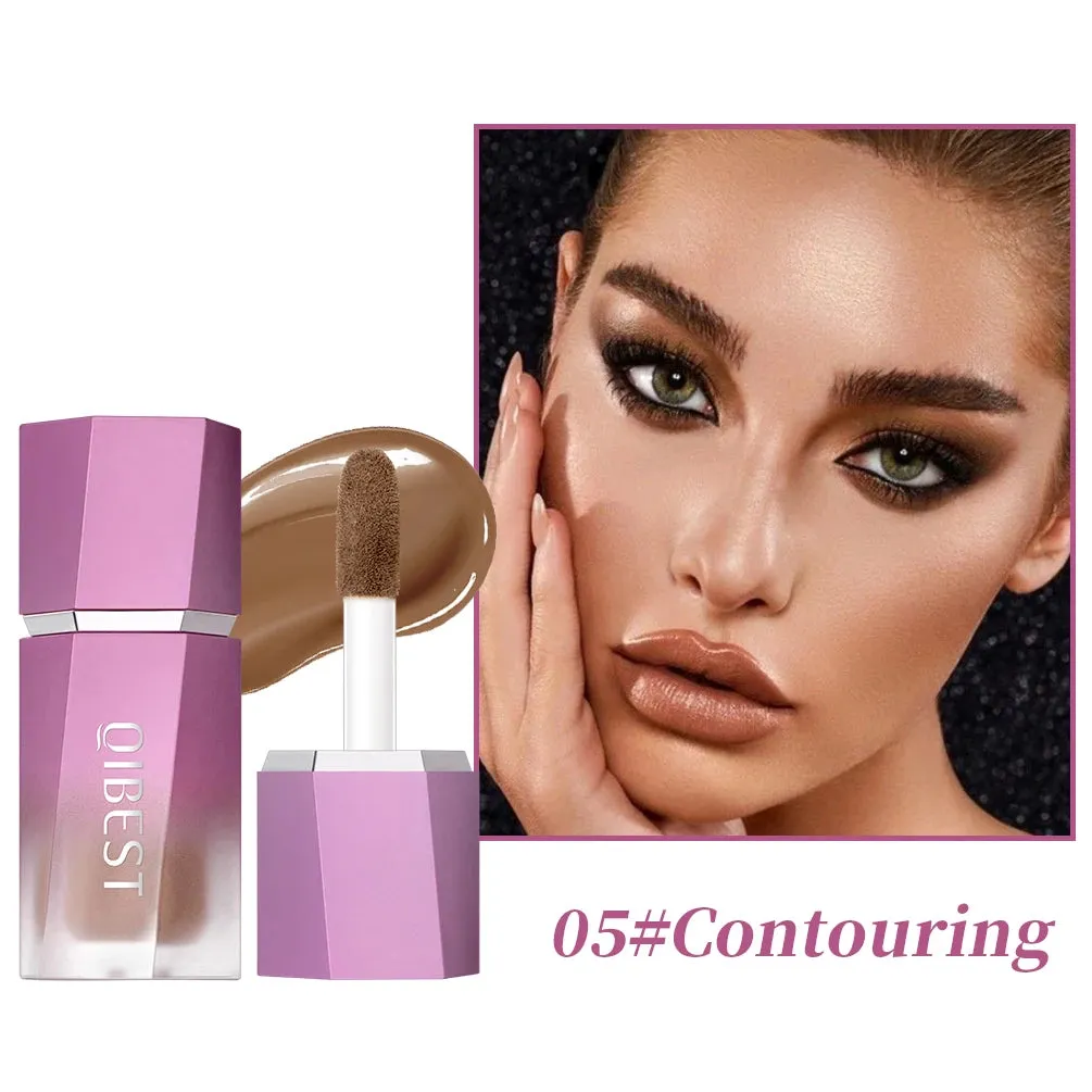 Liquid Blush Stick with Cushion: Natural Liquid Contouring for Face, Blusher Pigment, Long-lasting Cheek Tint, Cream Blush Makeup