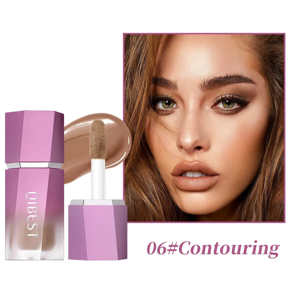 Liquid Blush Stick with Cushion: Natural Liquid Contouring for Face, Blusher Pigment, Long-lasting Cheek Tint, Cream Blush Makeup