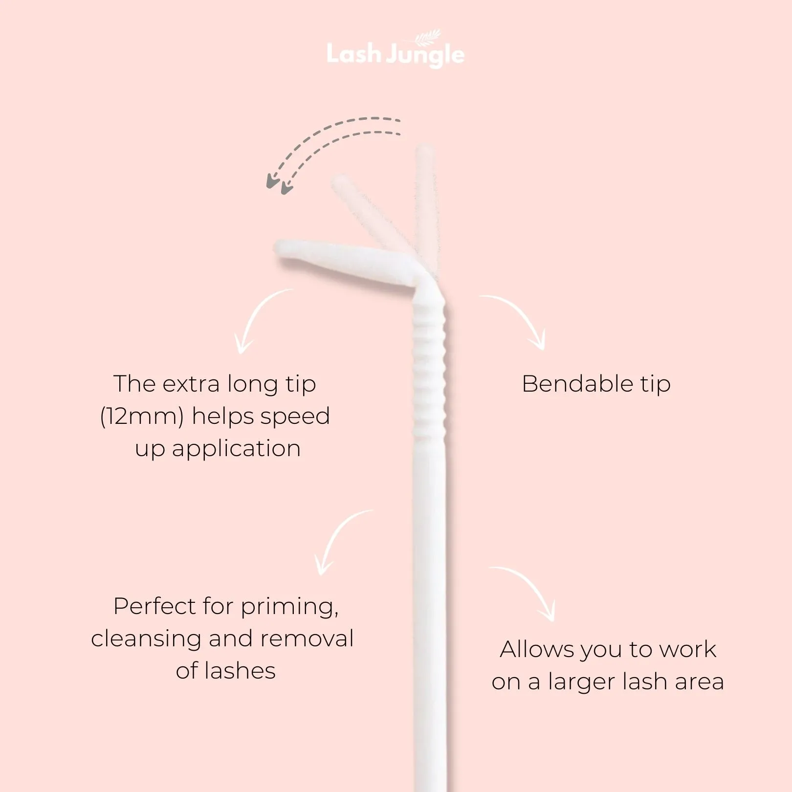 Long Tip Micro Brushes (100pcs)