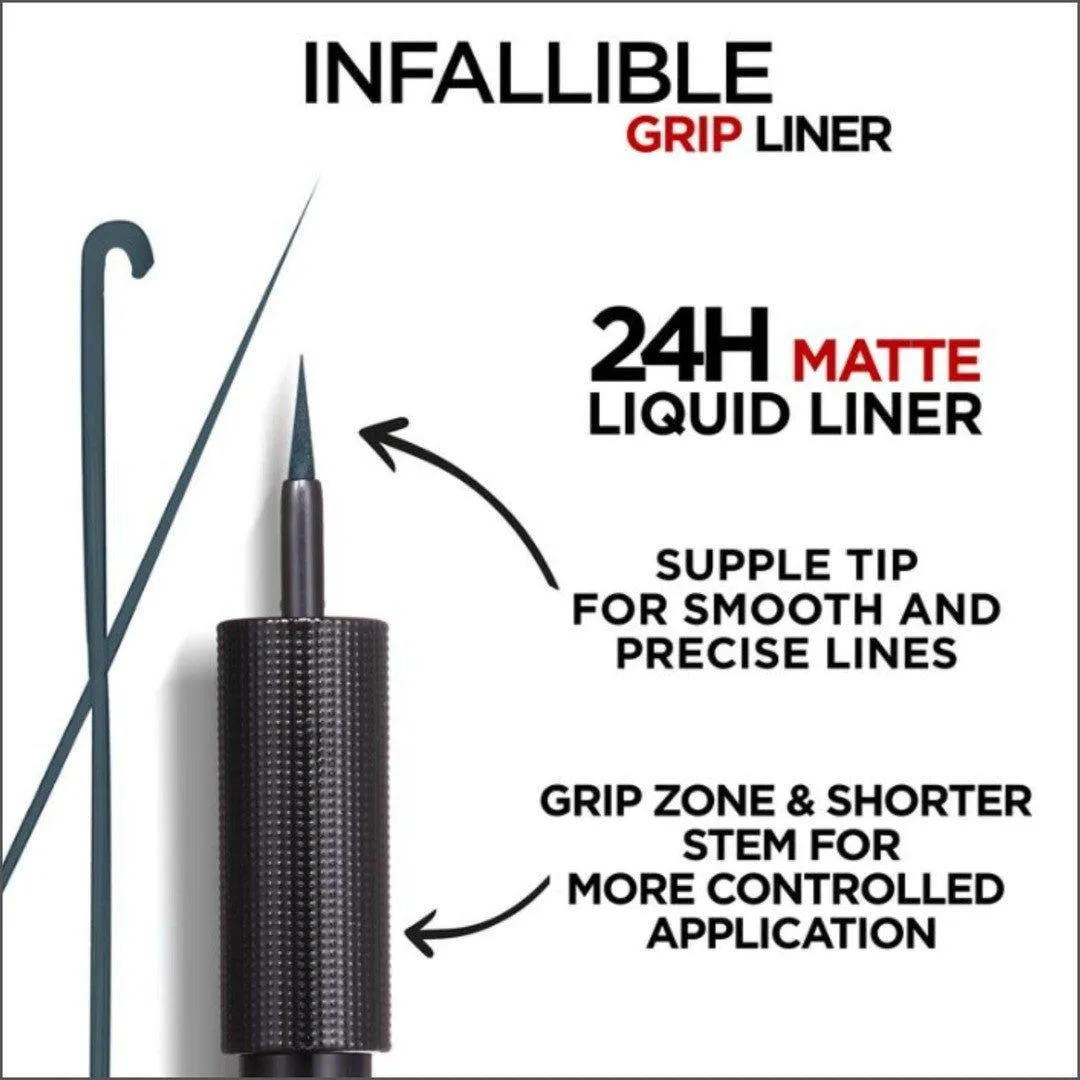L'Oréal Paris Infaillible Grip 24H Matte Liquid Liner 04 Emeraude