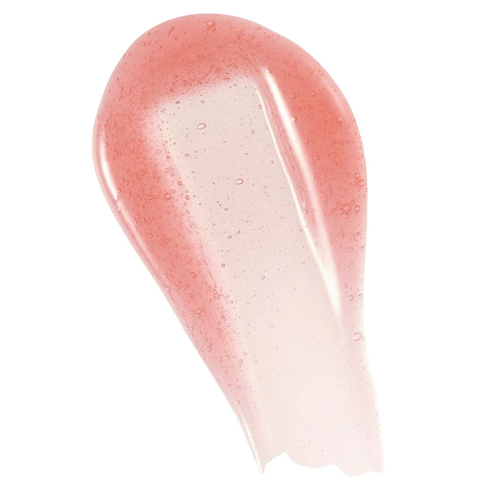 Lottie London Plumped AF, Sheer Plumping Lip Gloss, Peach Please, 0.14 fl oz