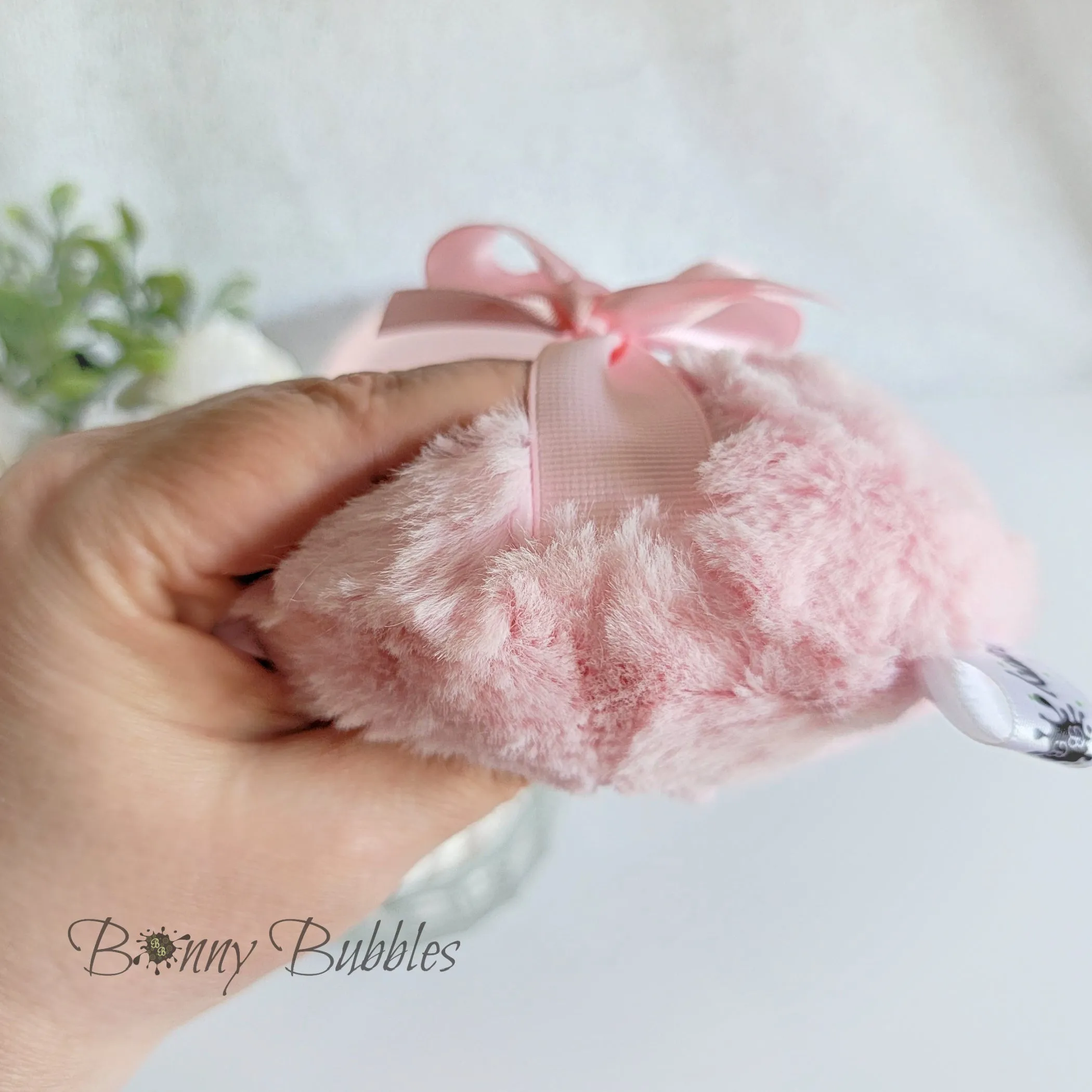 LT PINK Powder Puff - for dusting powder, 4 inch