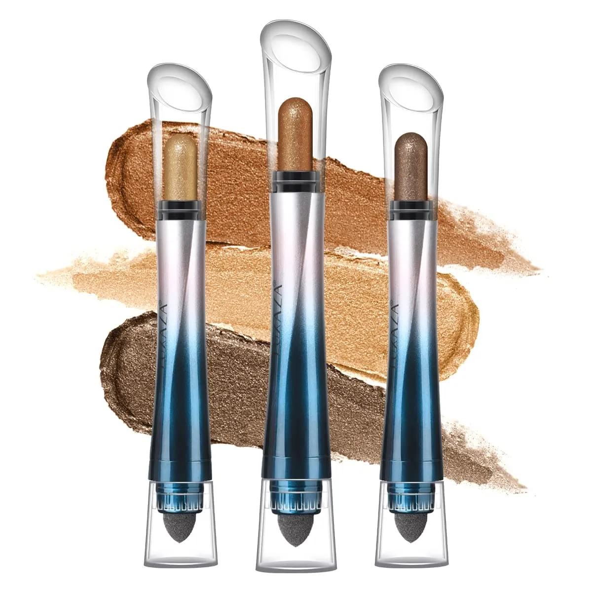 LUXAZA Goddess Sceptre Eyeshadow Stick (3pcs) - Champagne Brown