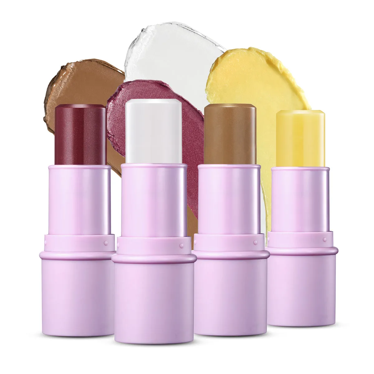 LUXAZA Multi Makeup Stick(4pcs) - Berry Set【US ONLY】