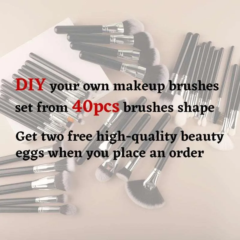 Luxury HMU Makeup Brush Kit for Flawless Beauty Applications