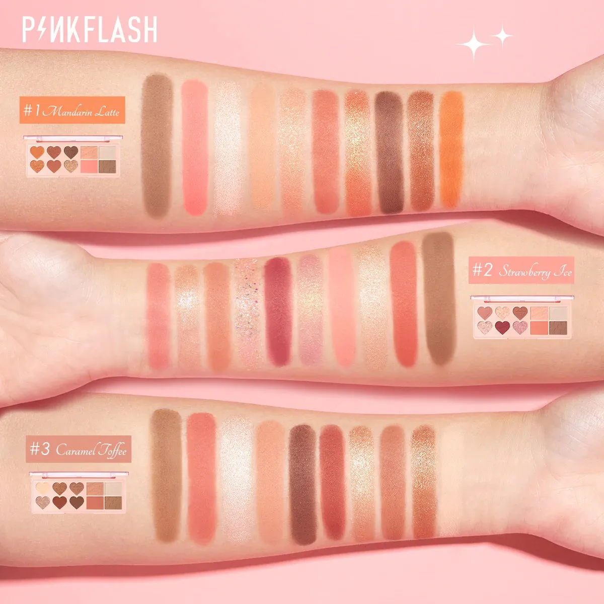 M02 - PINKFLASH Multi Face Palette (2.8g) - 03 Caramel Toffee