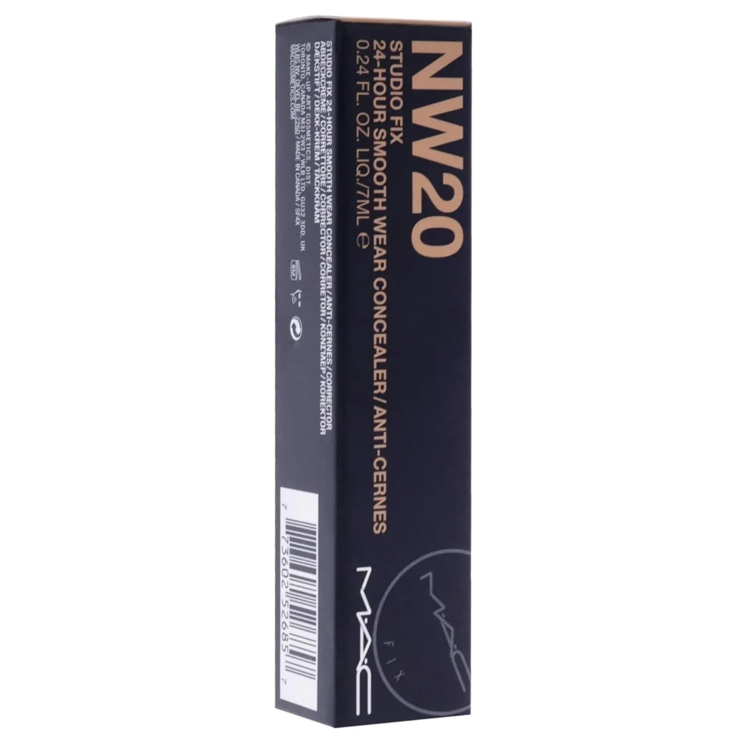 MAC Studio Fix 24 Hour Smooth Wear Concealer NW20 Rosy Beige 0.24 oz