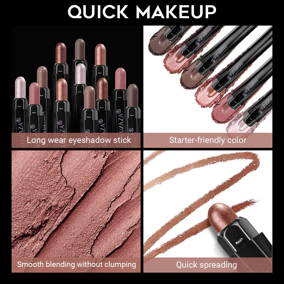 Magic Color Eyeshadow Stick (6pcs)-Spring