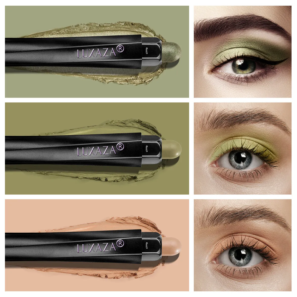 Magic Color Eyeshadow Stick Set (3pcs) - Forest Spirit