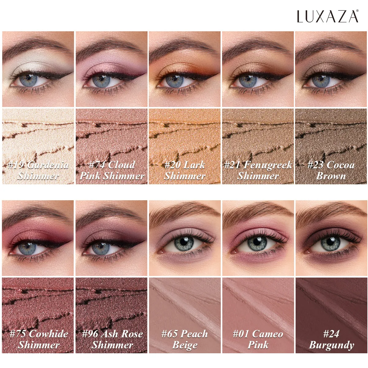 Magic Color Eyeshadow Stick（10pcs）-Woods【US ONLY】