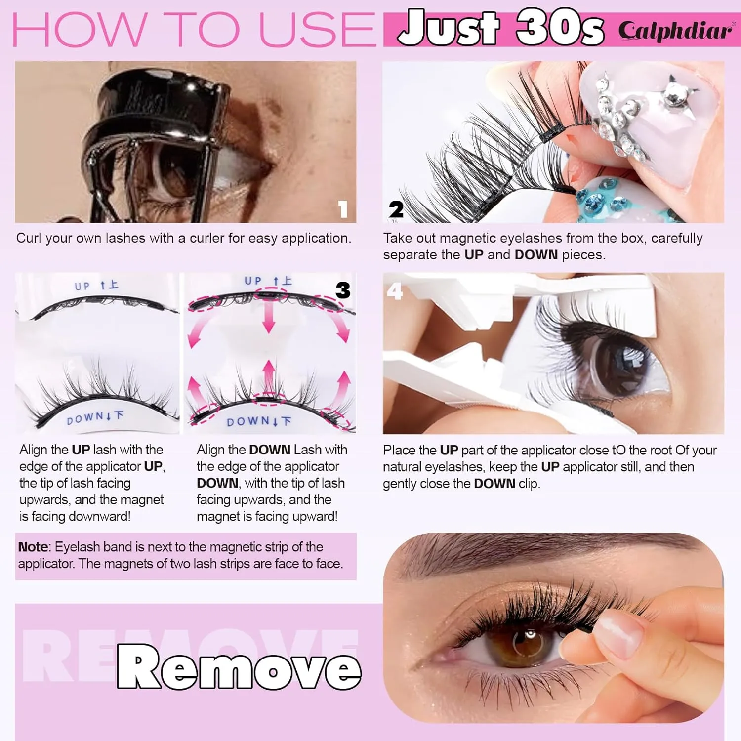 Magnetic Lashes with Applicator No Glue Magnetic False Eyelashes Kit  Wispy Reusable Eyelashes