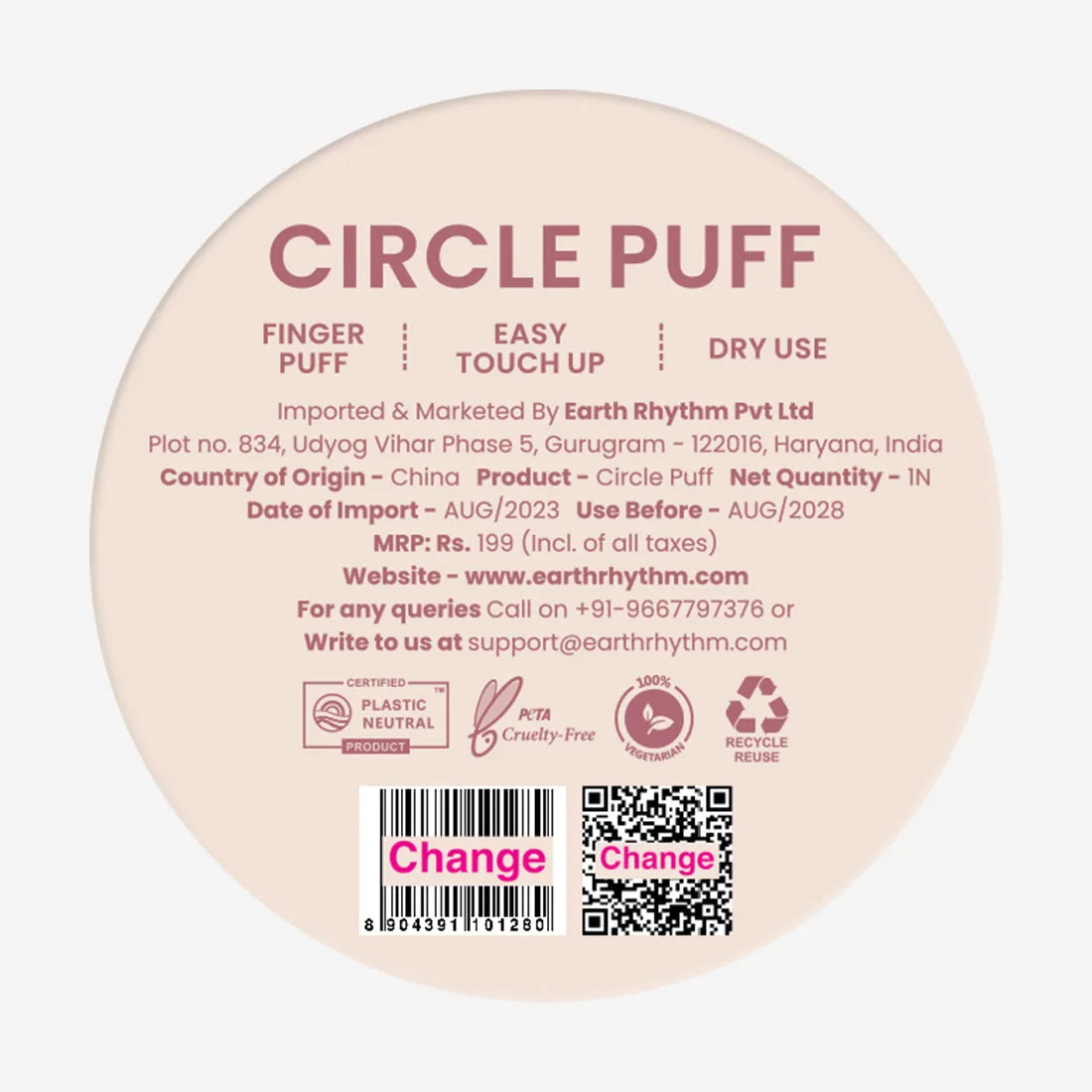 MAKEUP PUFF CIRCLE