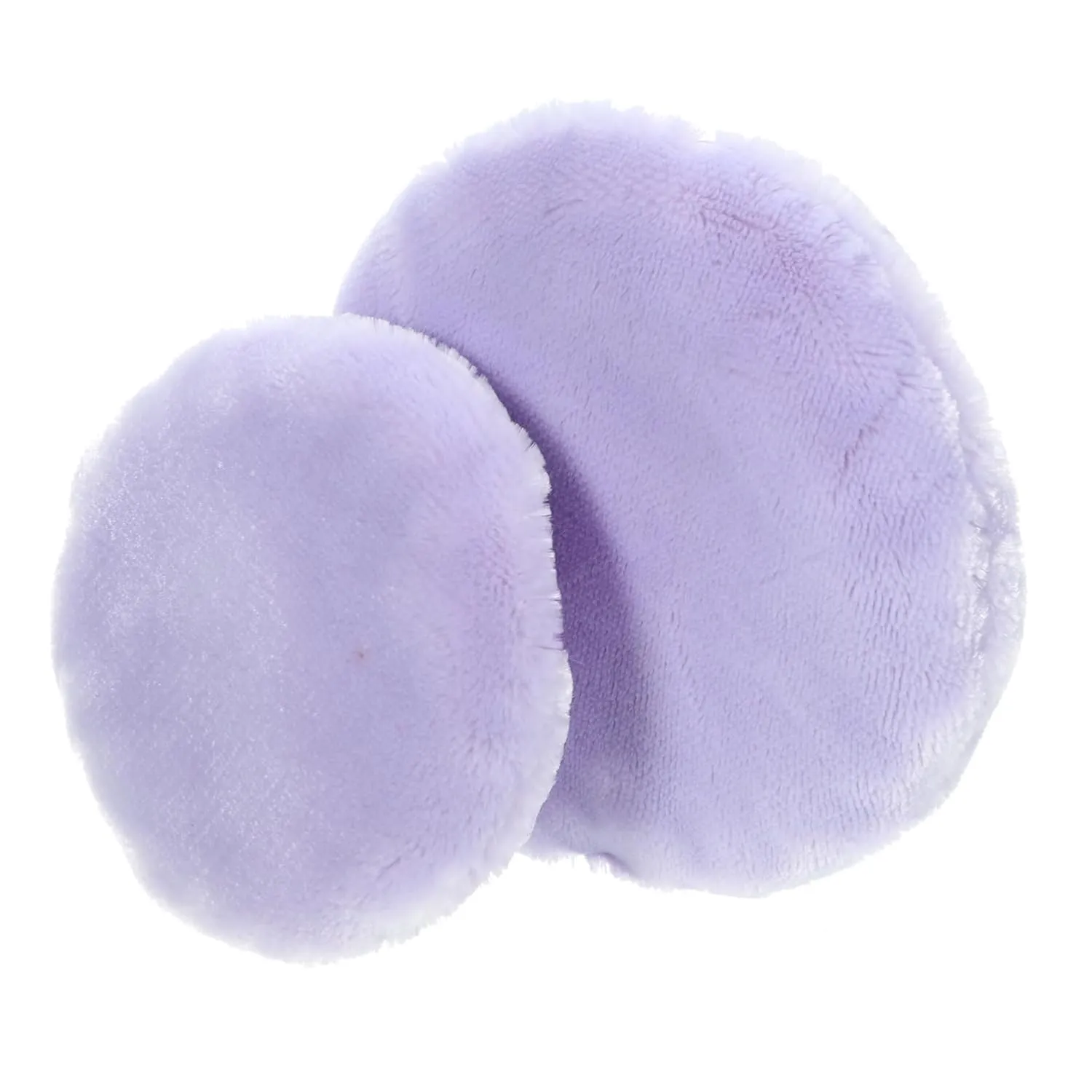 Makeup Rounds Pads 2 Pcs Small Round Velvet Puff for Loose Powder Makeup for Women