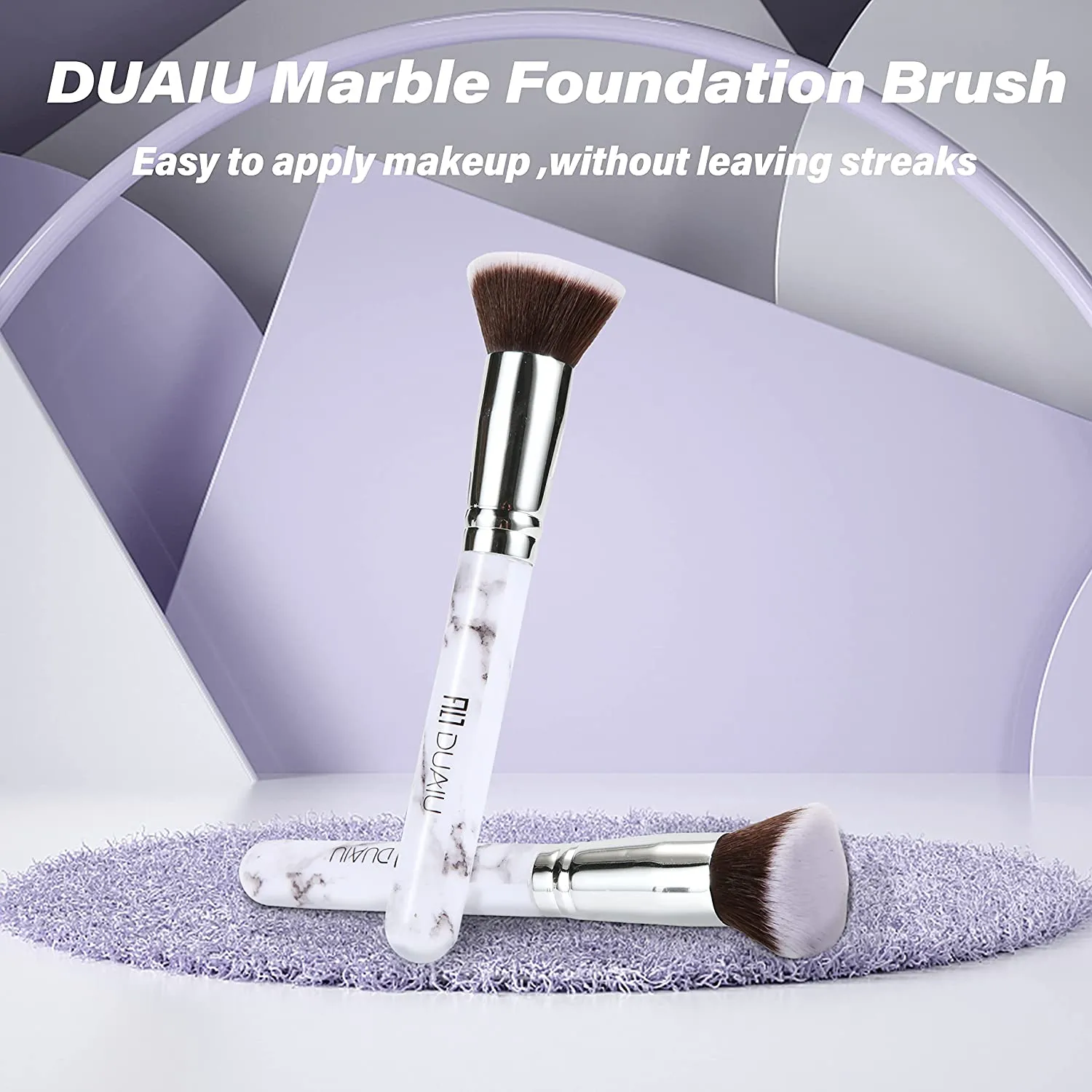 Marble-Foundation Makeup Brush