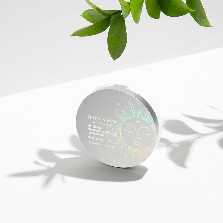 Mary&May Vegan Niacinamide Panthenol Sun Cushion SPF 50  PA     25g
