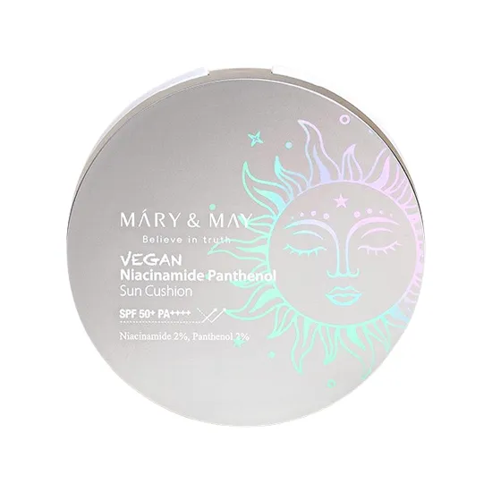 Mary&May Vegan Niacinamide Panthenol Sun Cushion SPF 50  PA     25g
