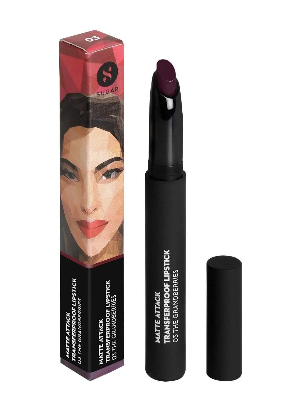 Matte Attack Transferproof Lipstick - 03 The Grandberries