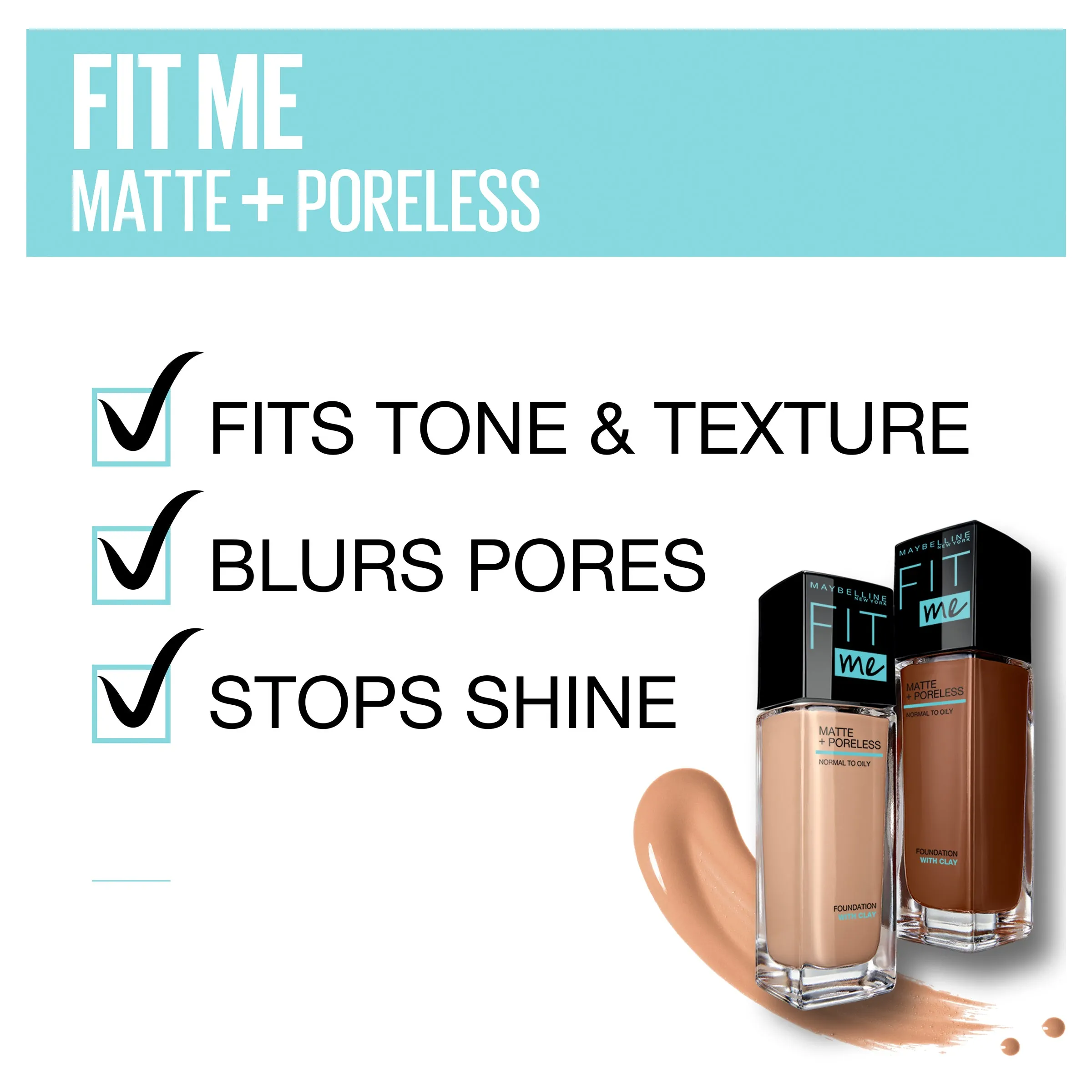 Maybelline Fit Me Matte & Poreless Mattifying Liquid Foundation - Sun Beige 310