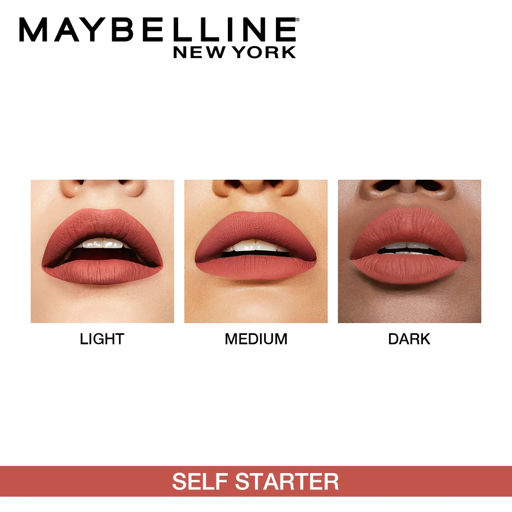 Maybelline New York Super Stay Matte Ink Liquid Lipstick, 130 Self Starter, 5g