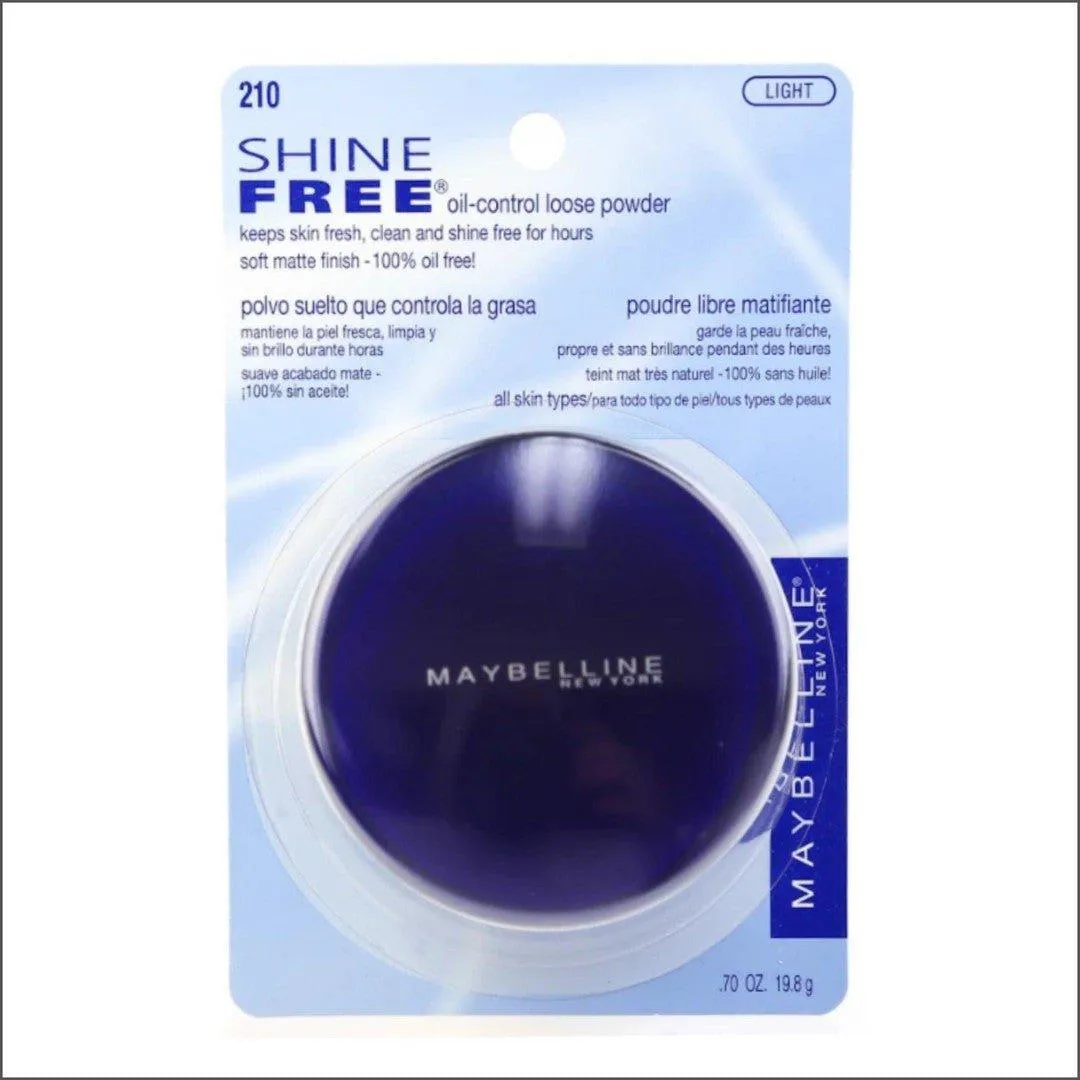 Maybelline Shine Free Oil-Control Loose Powder - 210 Light