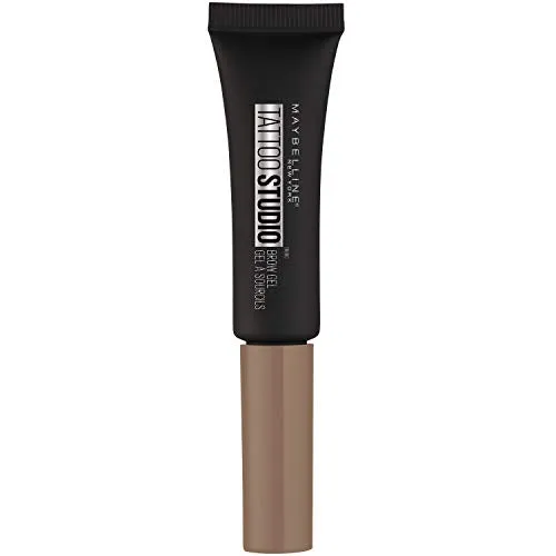 Maybelline TattooStudio Waterproof Eyebrow Gel, Soft Brown, 1 Count