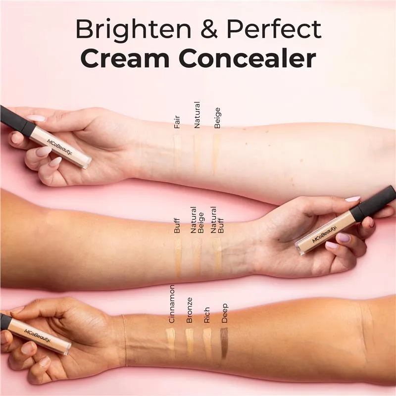 MCOBEAUTY Brighten & Perfect Cream Concealer - Light 3 (Beige)