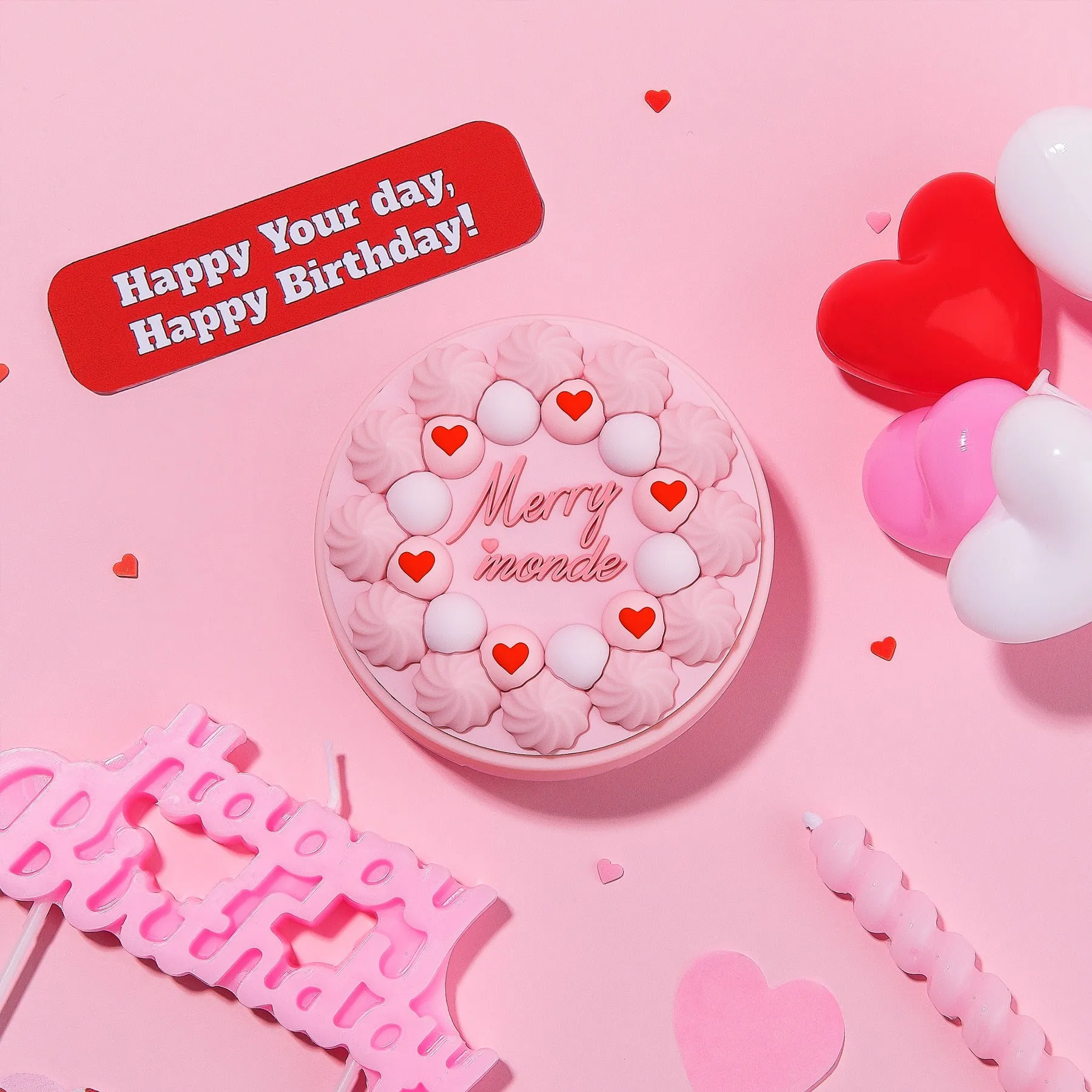 Merimond Happy Your Day Cushion Original   Refill   Interior Puff 2ea