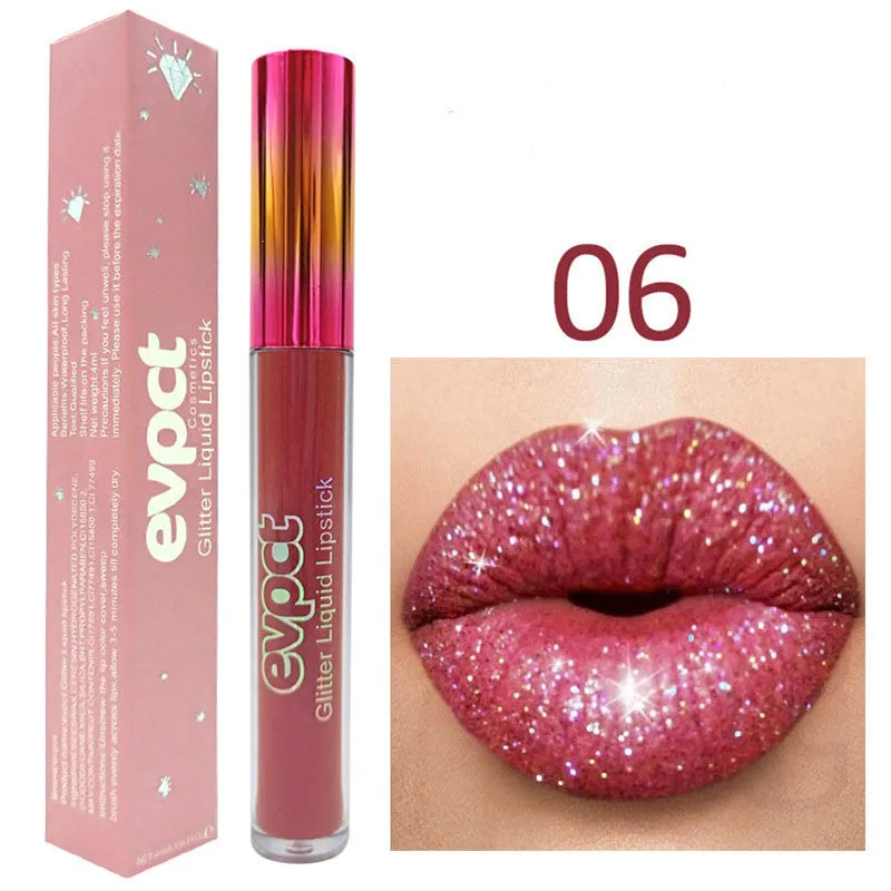 Metallic lip gloss lipstick