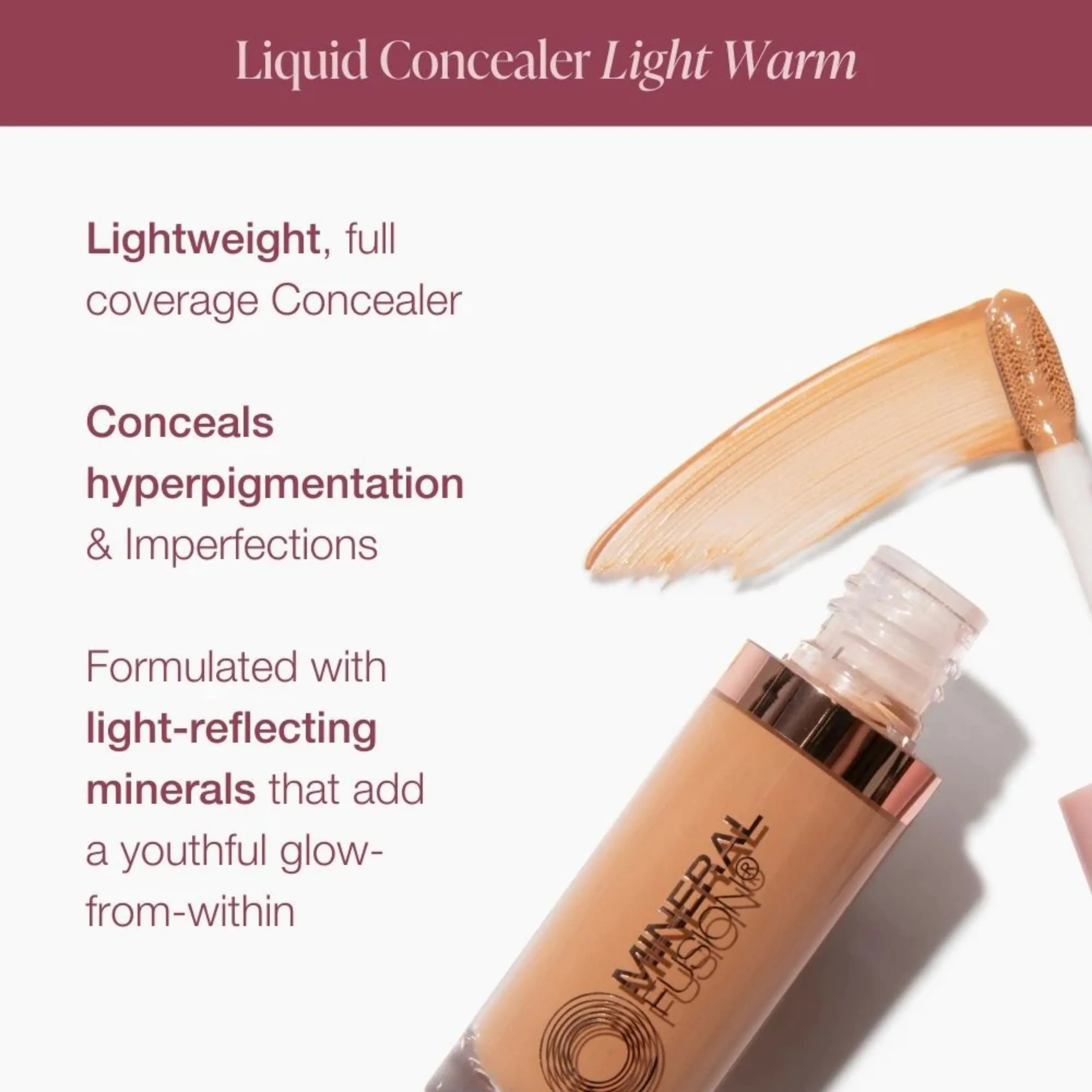 Mineral Fusion, Liquid Concealer, Medium Deep
