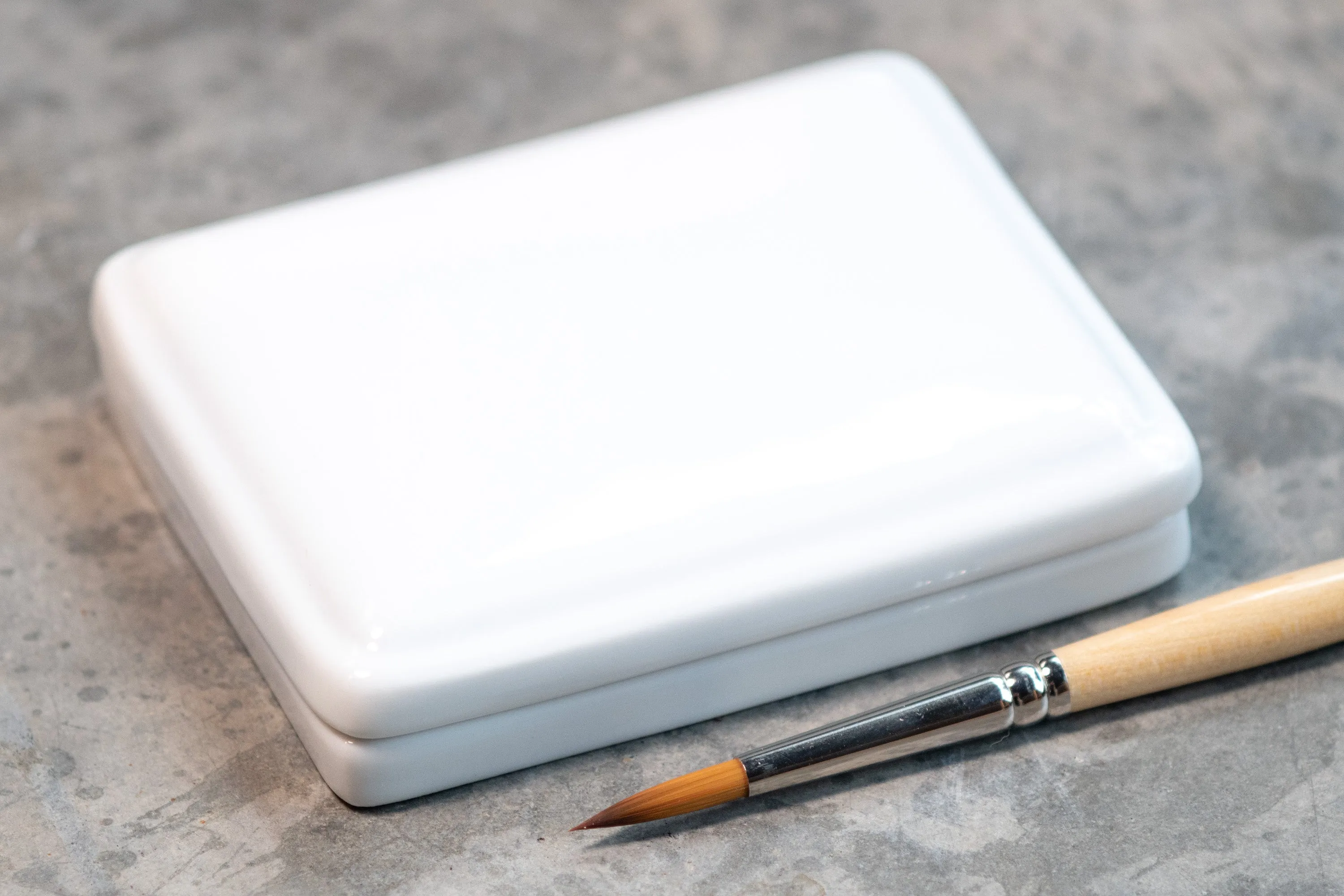 Mini Porcelain Palette with Lid
