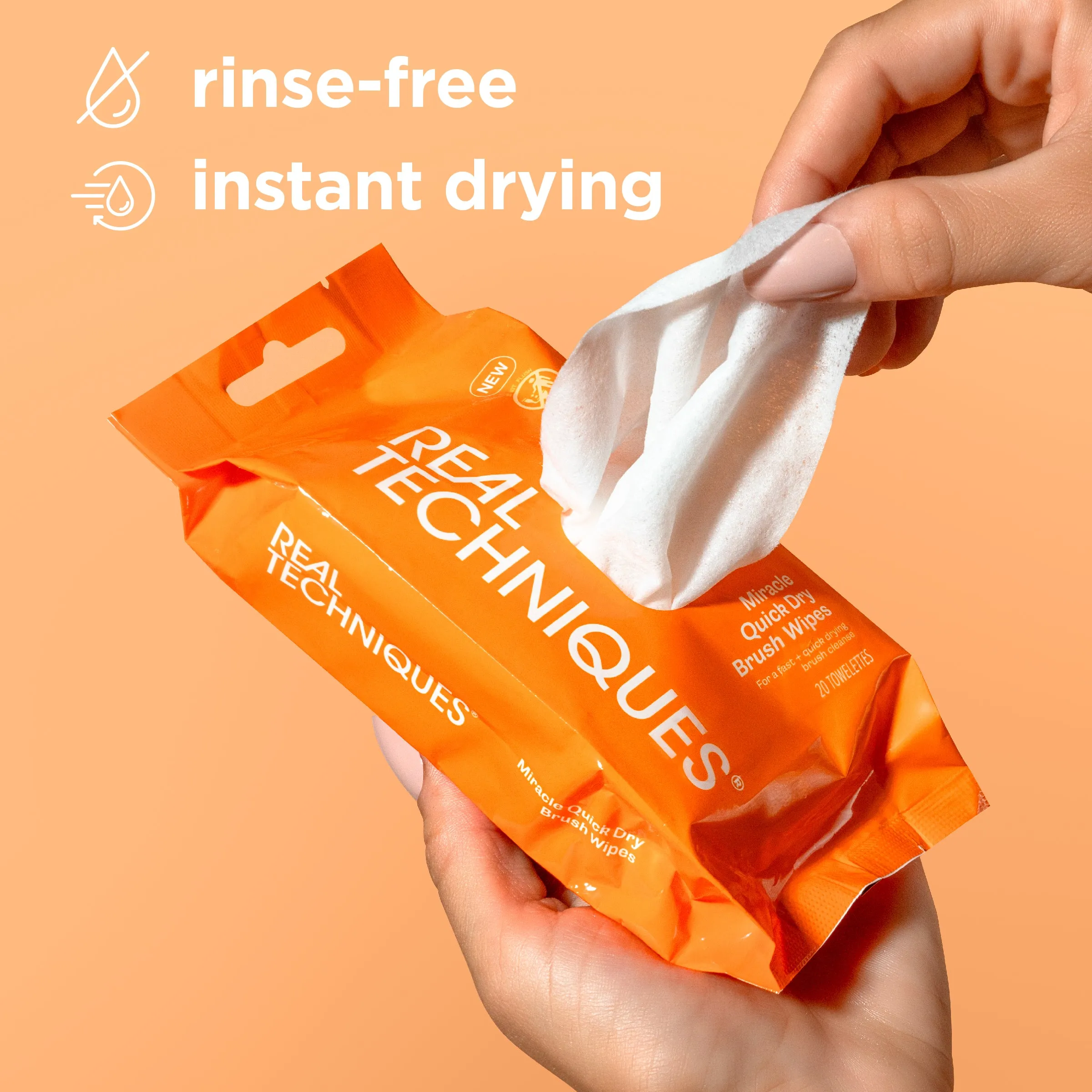 Miracle Quick Dry Brush Wipes