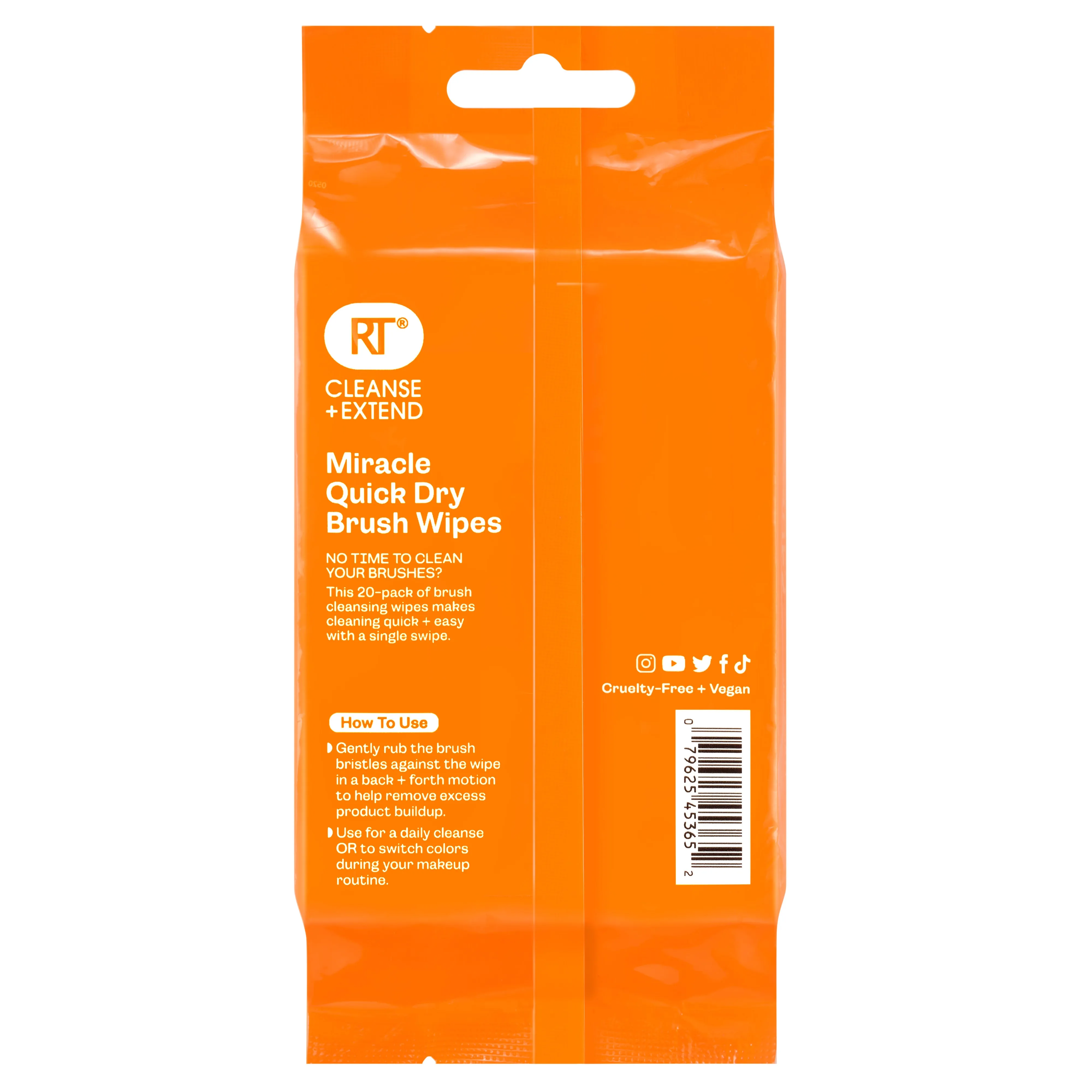 Miracle Quick Dry Brush Wipes