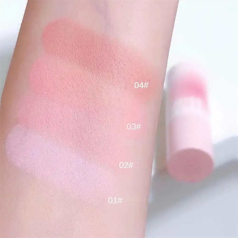 Miss Lara Blusher Cream Stick Soft Face Brightening Contouring Shadow Blusher Powder Peach Pink Cheek Blush