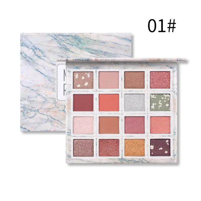 MISS ROSE Makeup 16 Color Pigment Eyeshadow Palette