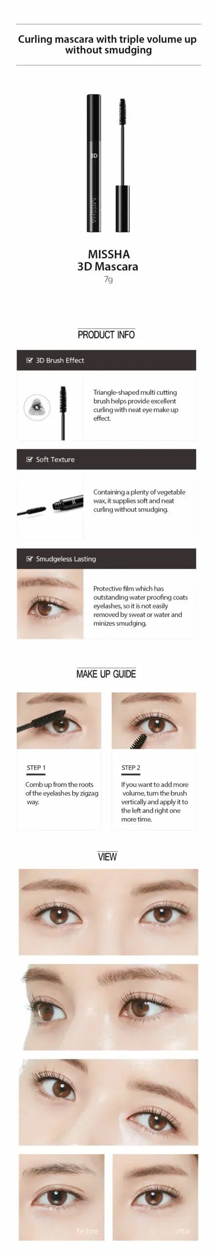 MISSHA 3D Mascara