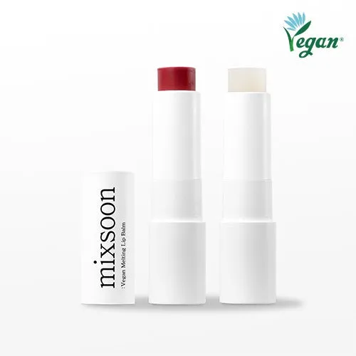 MIXSOON Vegan Melting Lip Balm - Clear/Dry Rose - 4.1g