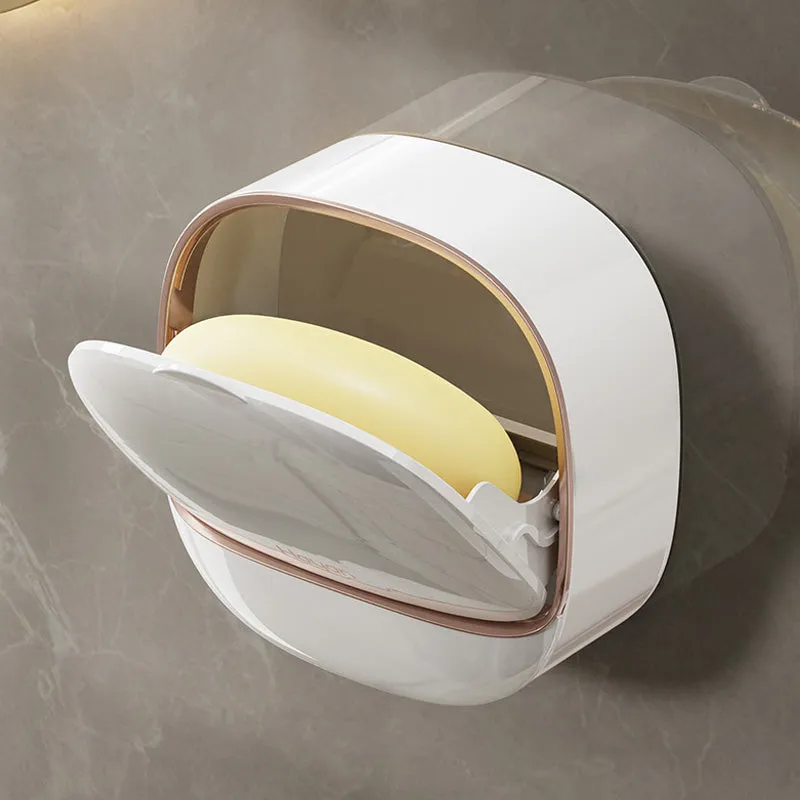 Modern Home Waterproof Soap Dish With Drainage Box