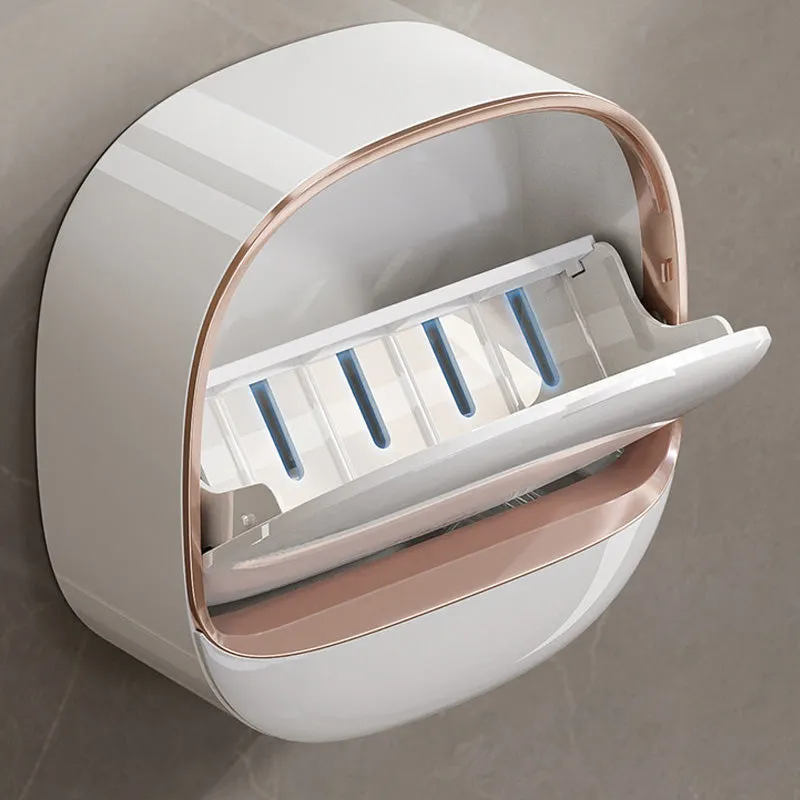Modern Home Waterproof Soap Dish With Drainage Box