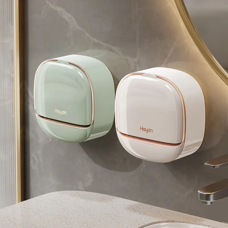 Modern Home Waterproof Soap Dish With Drainage Box