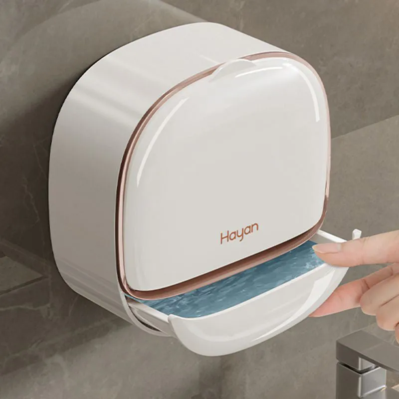 Modern Home Waterproof Soap Dish With Drainage Box