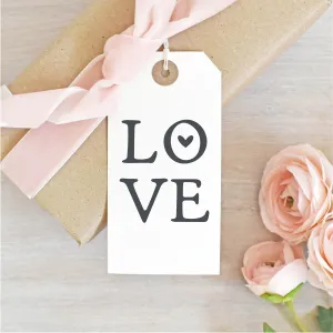 Modern Love Valentines Day Rubber Stamp