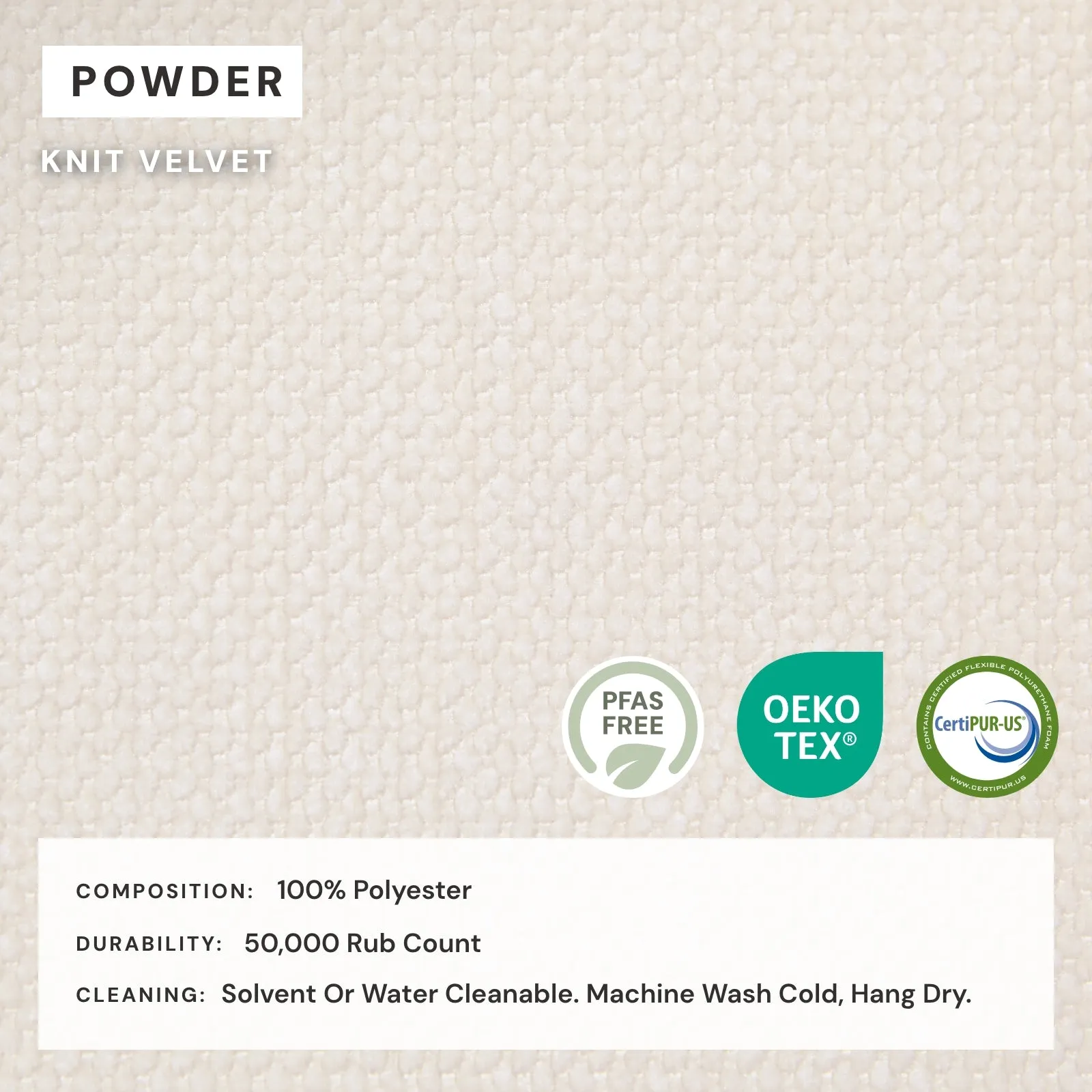 Modular Washable 3-Seater in Powder | Deluxe  Seat | Contour Pillow